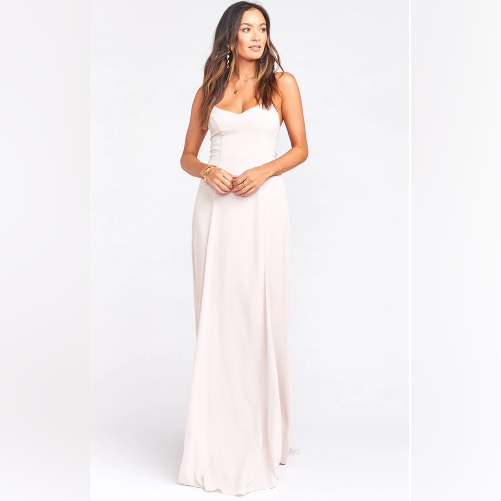 SHOW ME YOUR MUMU Godshaw Goddess Gown ~ Show Me the Ring Crisp - Size Small